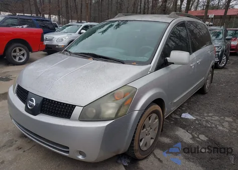 2006 Nissan Quest 3.5 из США, поврежденный, VIN 5N1BV28U06N124676